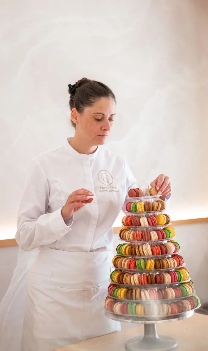 Grande pyramide de macarons Grande pyramide de macarons